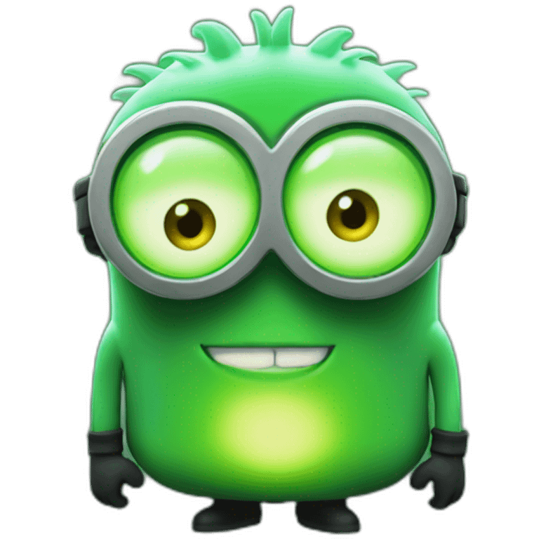 minion glowing green emoji