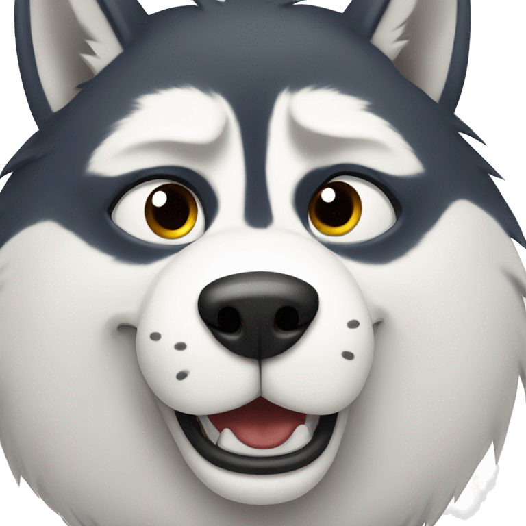 angry husky emoji