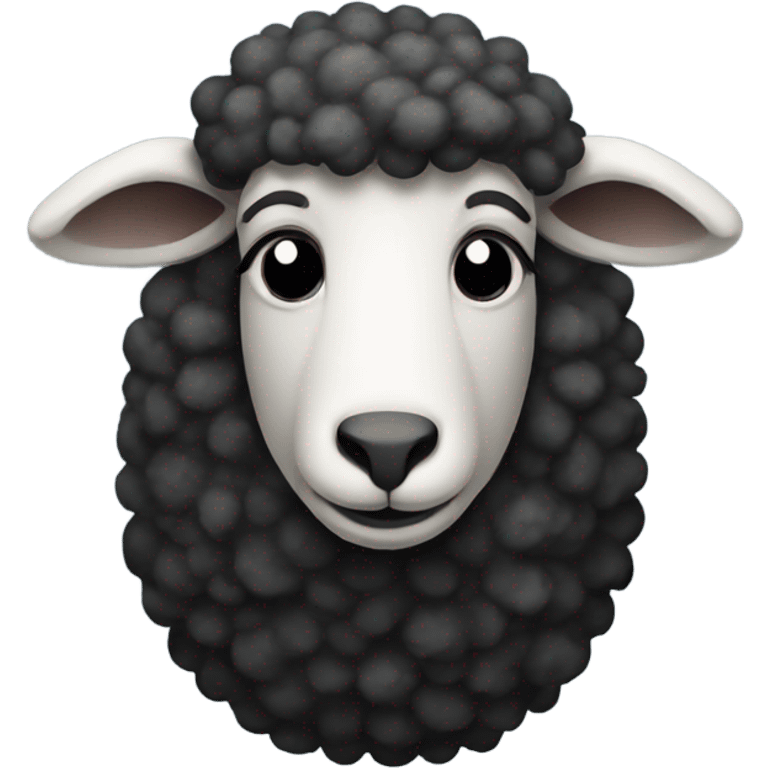 Black sheep  emoji