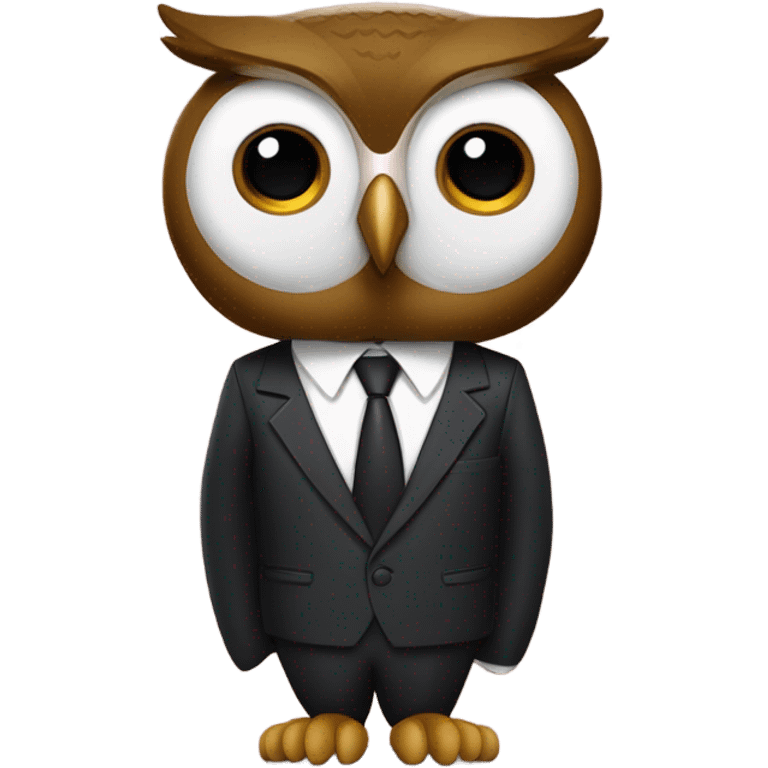 Owl with martin luther king emoji