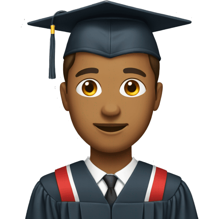 A high school graduate emoji