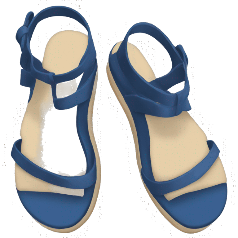 Dark blue sandals emoji