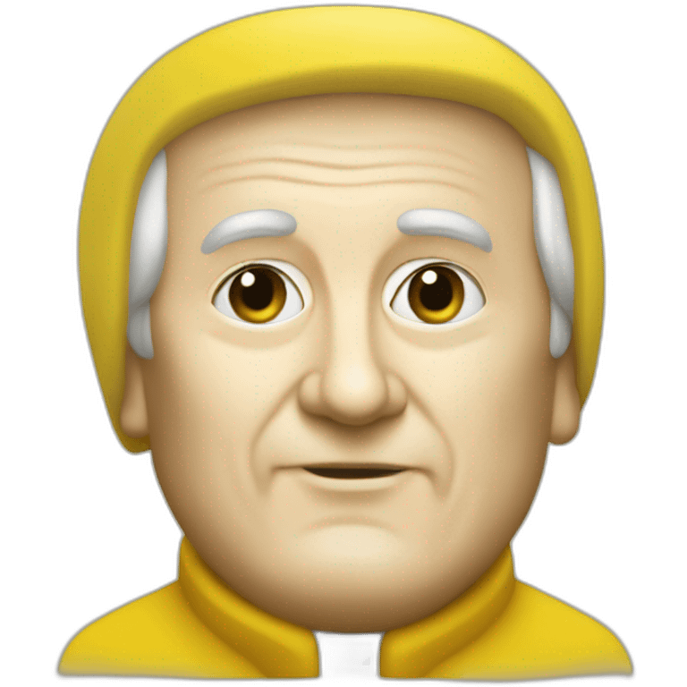 John Paul II as a yellow submarine emoji