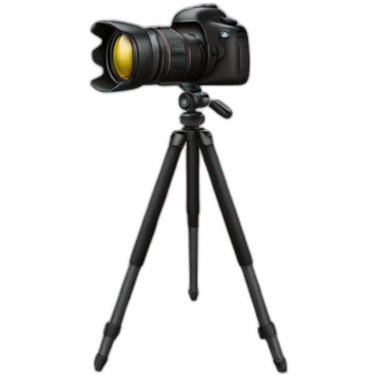 tripod with camera emoji