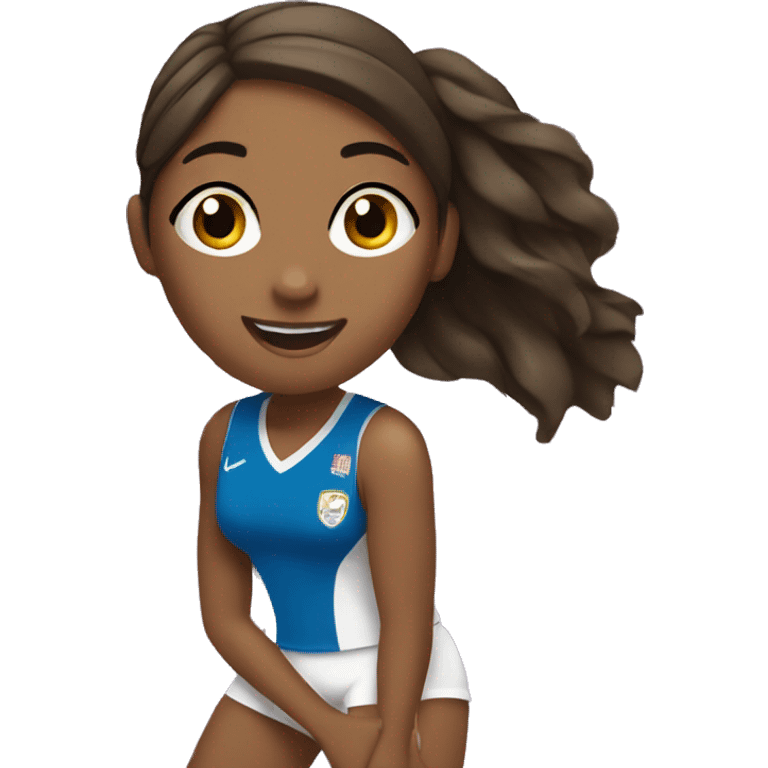 summer olympics girl playing volleyball emoji