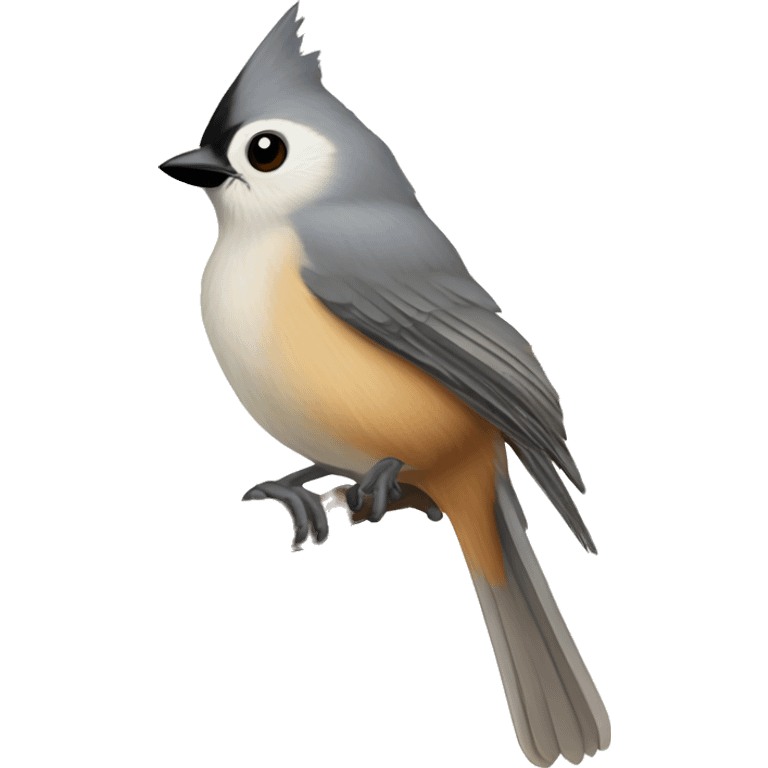 tufted titmouse emoji