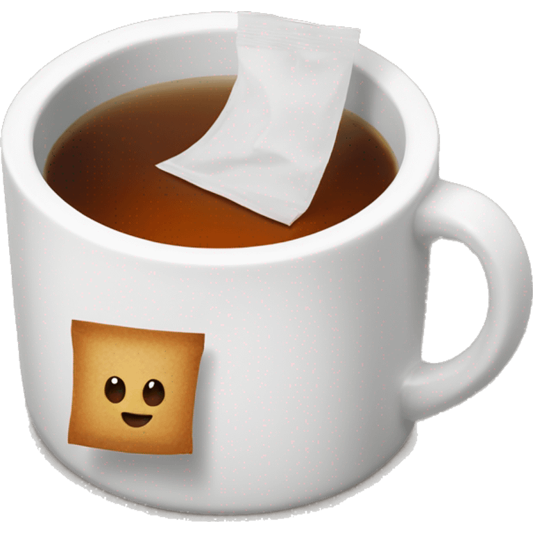 mug of tea with teabag sticking out emoji