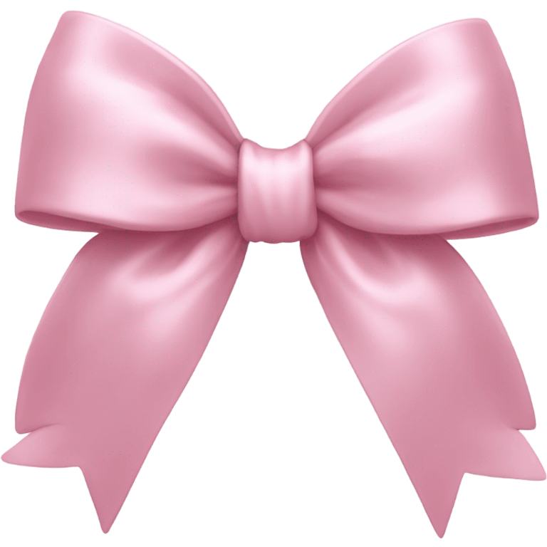 Pink aesthetic bow emoji