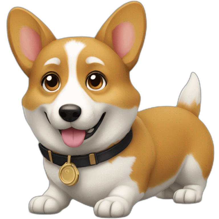 detective corgi emoji