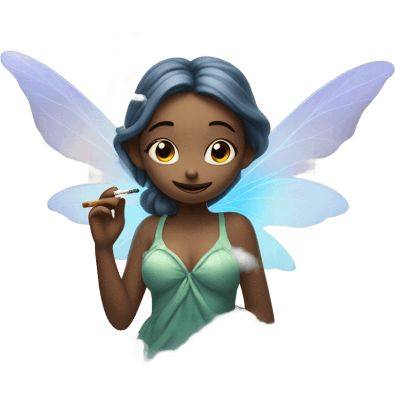 Fairy smoking emoji