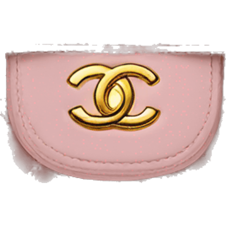 light pink Chanel purse flap￼ emoji