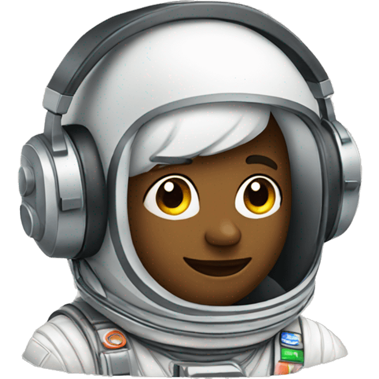 astronaut with headphones emoji