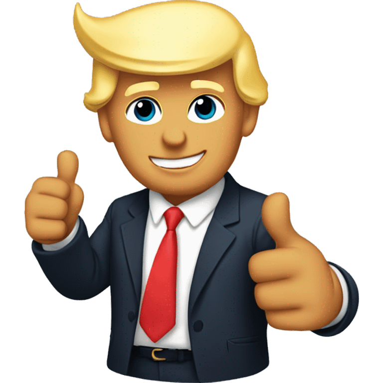 Donald trump thumbs up emoji