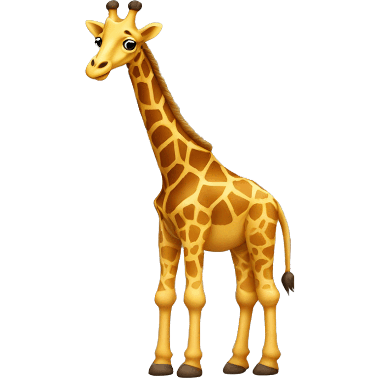 giraffe wearing pants emoji