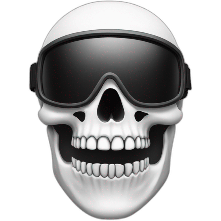 Ski skull emoji