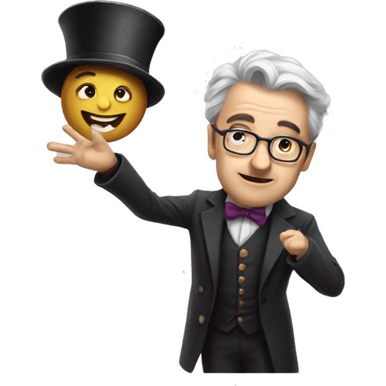 professor vs magician emoji