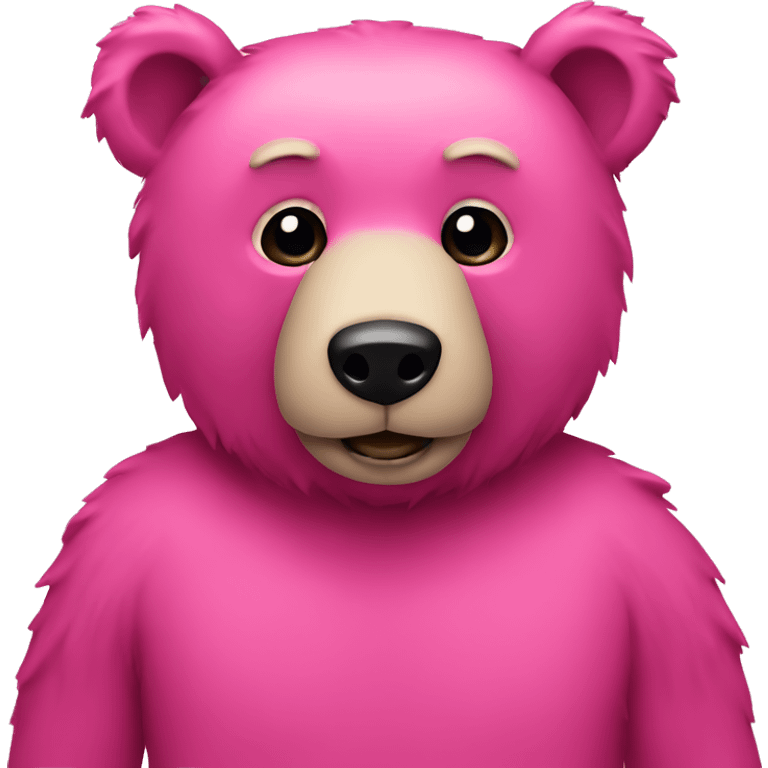 Bear pink  emoji