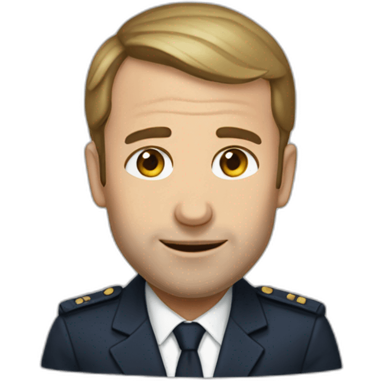 Macron endormi emoji