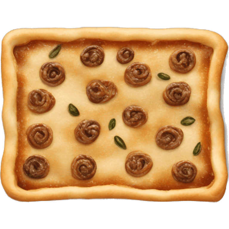 pissaladière avec des oignons emoji