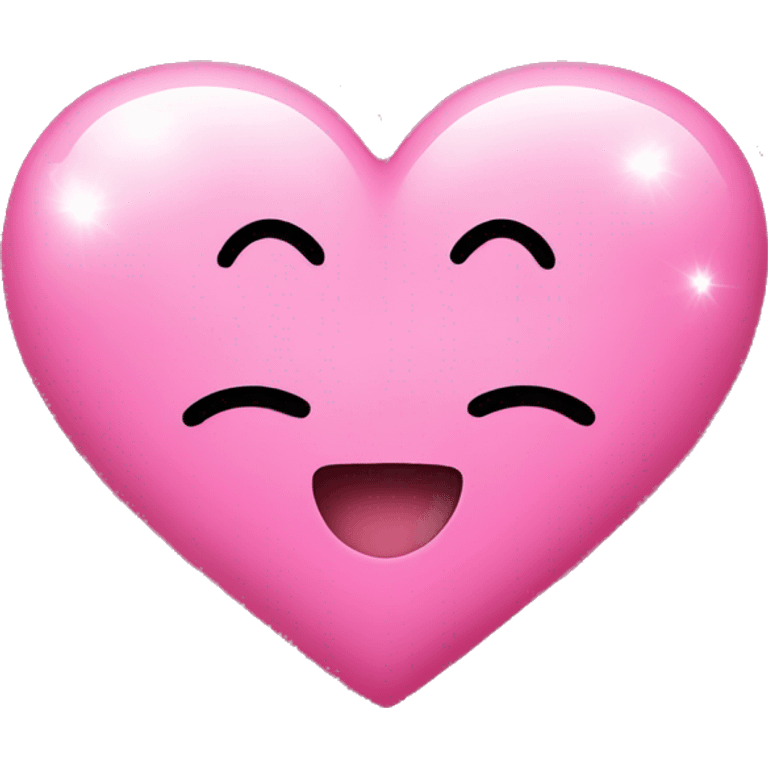 pink hearts with sparkles emoji