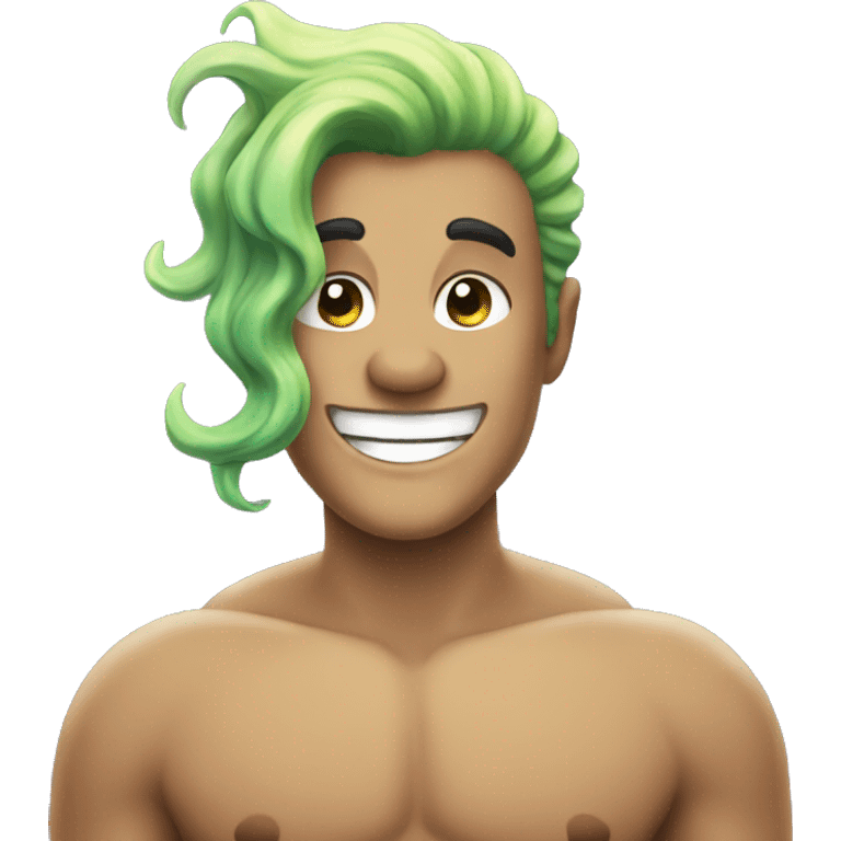 A merman emoji