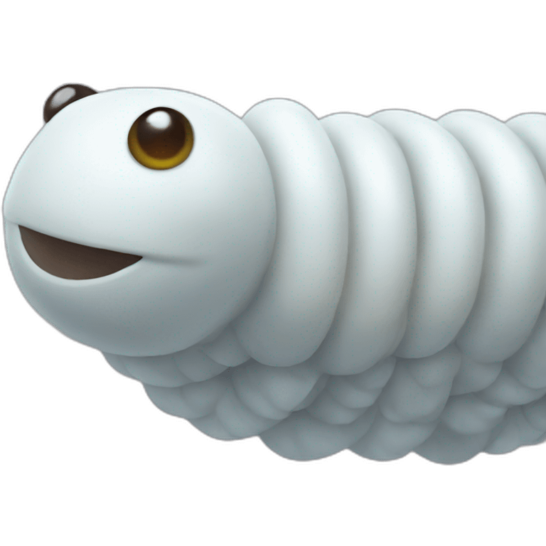 White caterpillars emoji