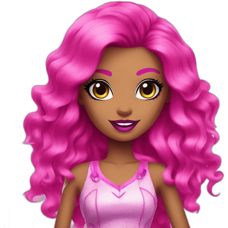 Pink monster high emoji