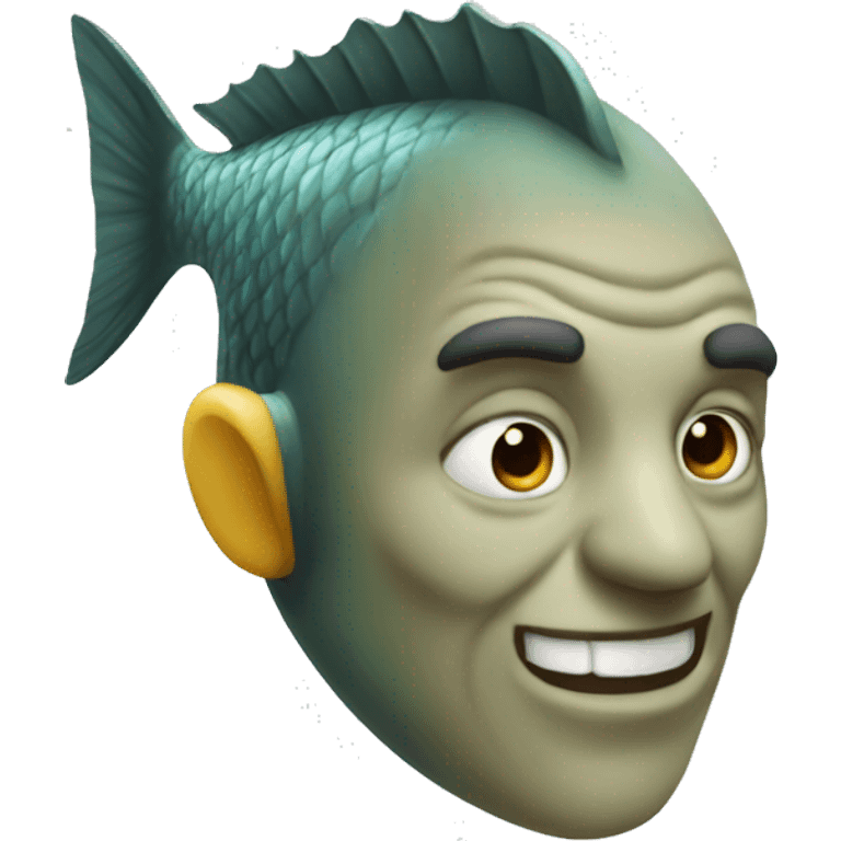 Fish-man emoji