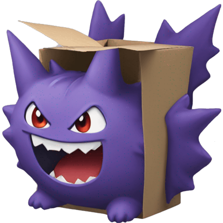 Gengar in the move box  emoji