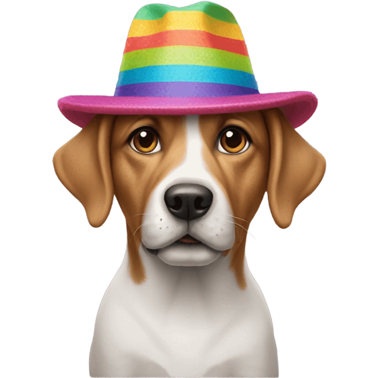 dog wearing a hat  emoji