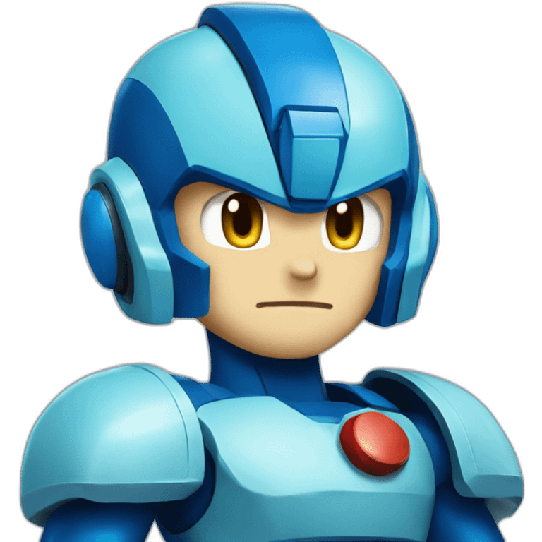 Megaman face emoji