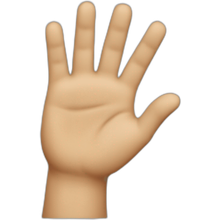 waving hand emoji