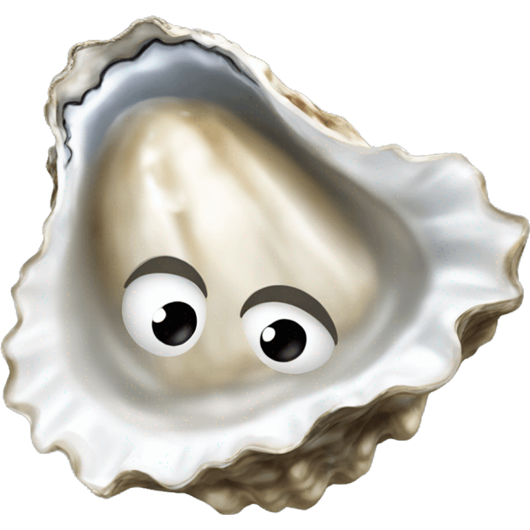 Oyster throwing up emoji