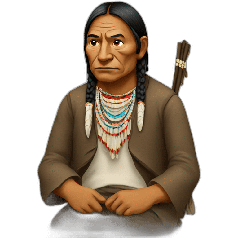 sitting bull emoji