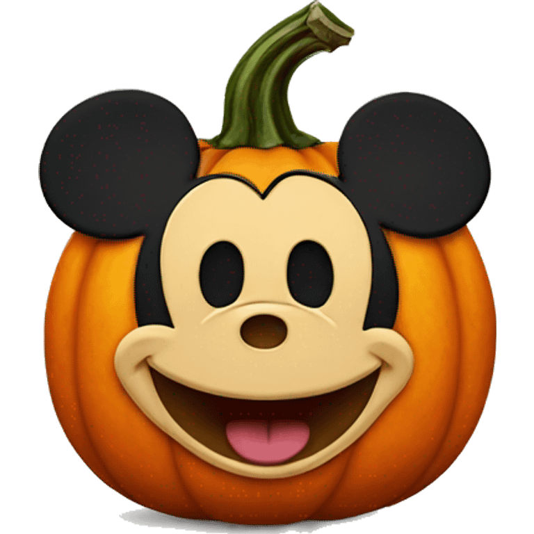 Mickey Mouse Pumpkin emoji