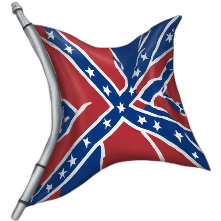 American south confederate battle flag emoji