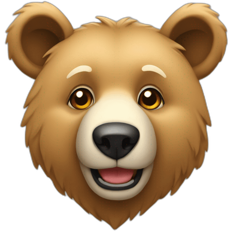 Ein bär der sitzt emoji