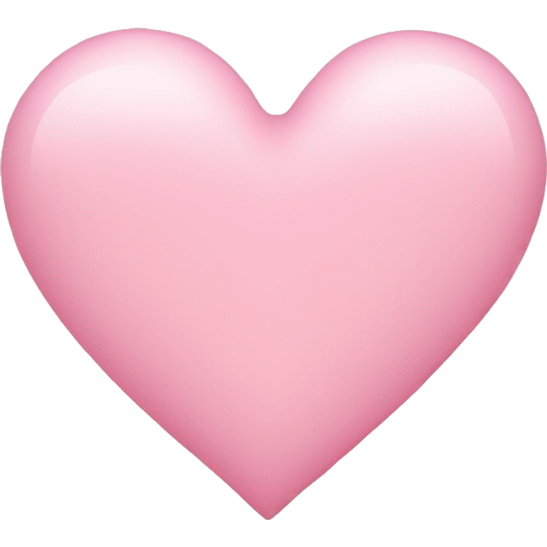 Light pink heart  emoji