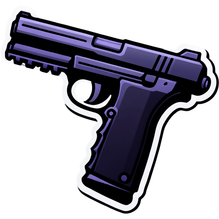 Black gun emoji