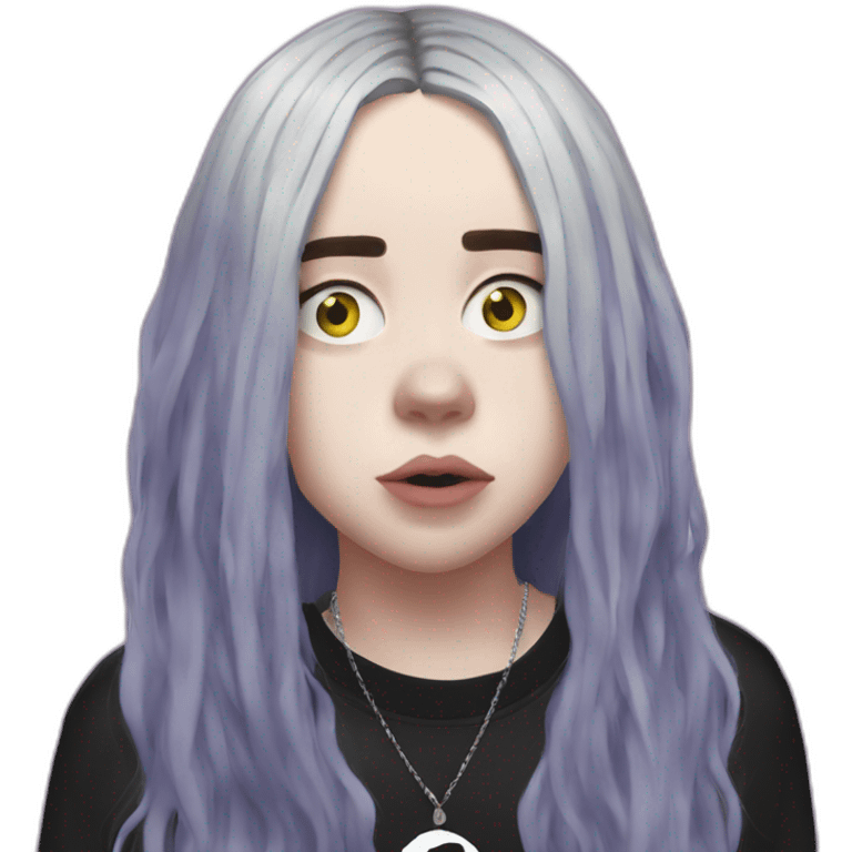 Blosh Billie Eilish logo emoji