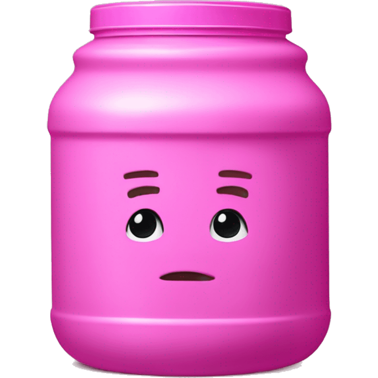 small impish man inside of a pepto bismol container emoji