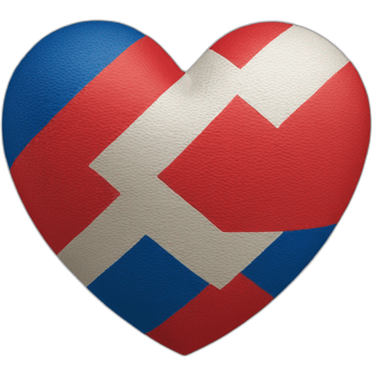 Dominican Republic heart emoji