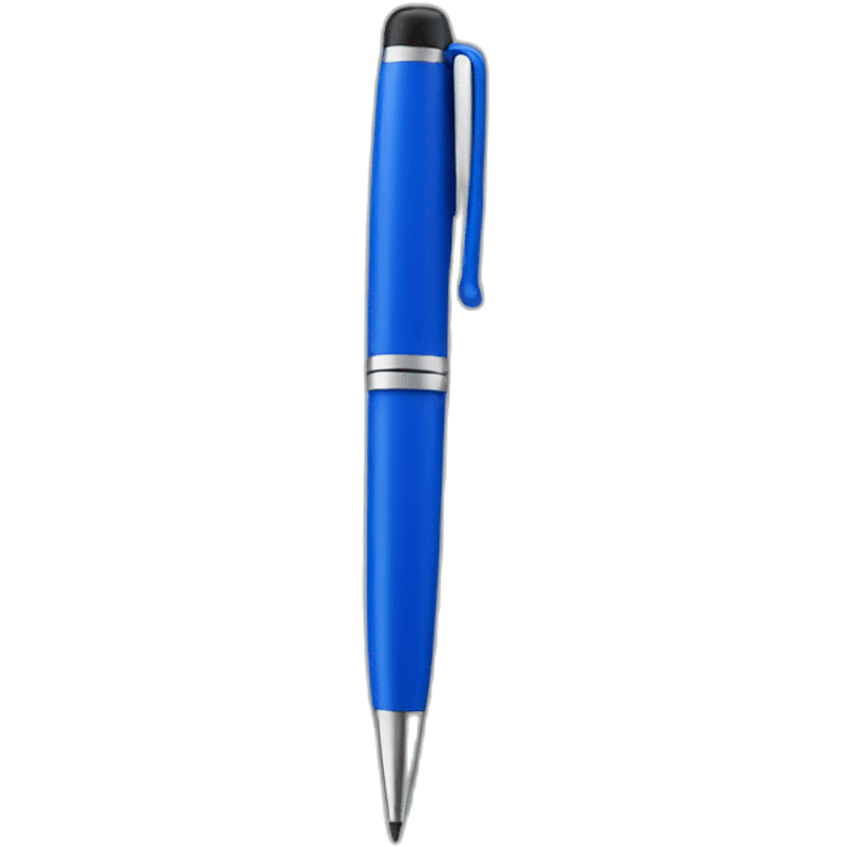 A blue pen emoji