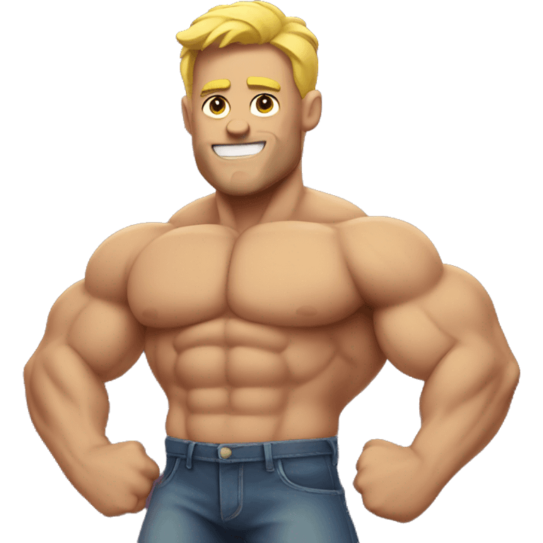 Muscle guy  emoji