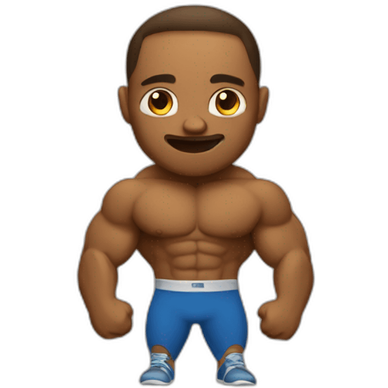 Chat qui fait de la musculation emoji