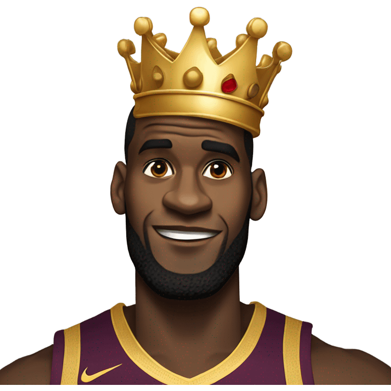 lebron with a don emoji