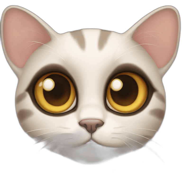 Big eyes cat emoji