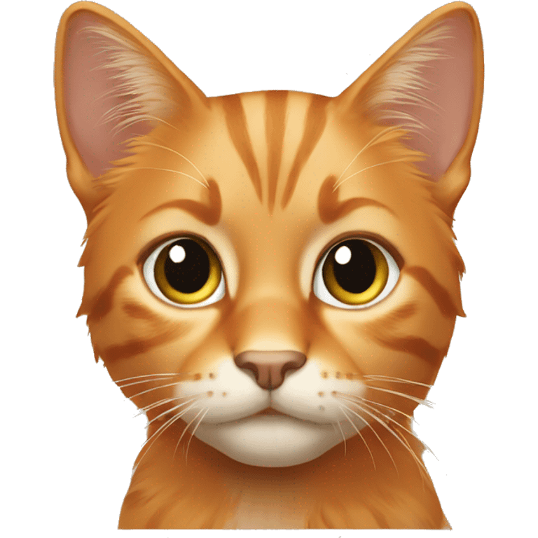 Medium hair orange tabby  emoji