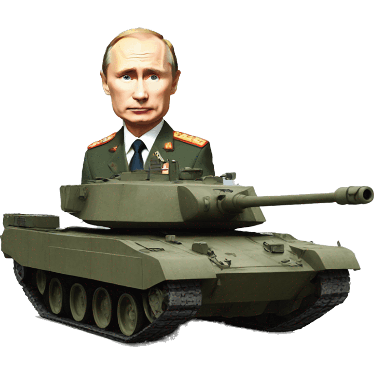 Putin and tank emoji