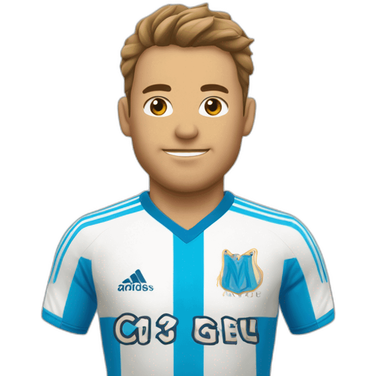 maillot olimique de Marseille  emoji